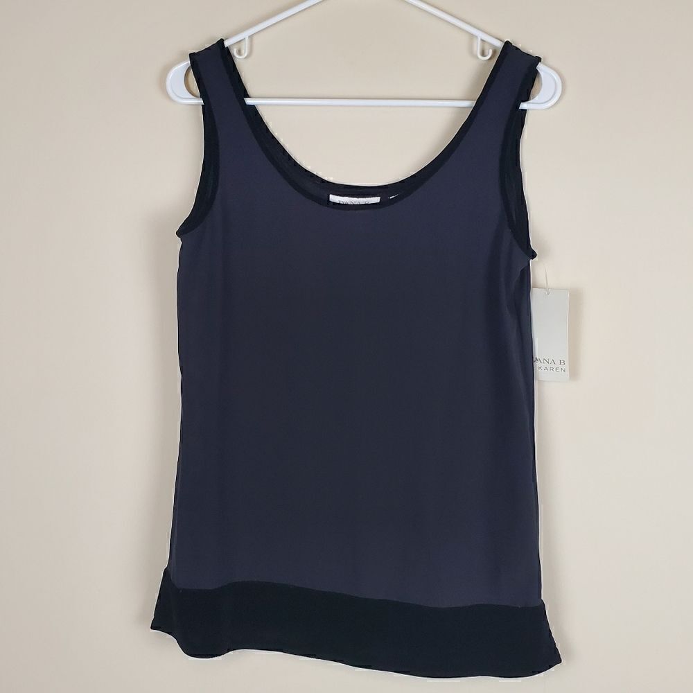 Dana B & Karen 100% Silk Tank Top